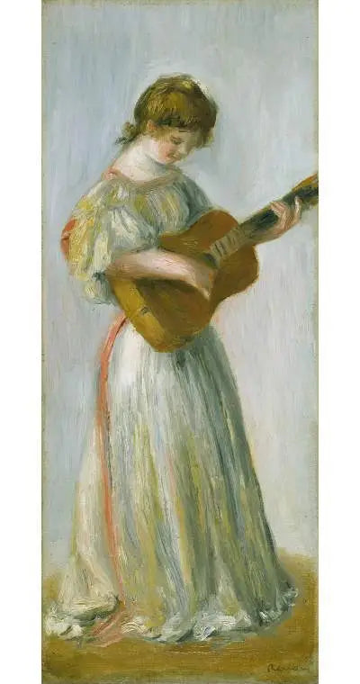 Reproduction du tableau « La musique - Pierre-Auguste Renoir » par Alpha Reproduction en peinture à l’huile