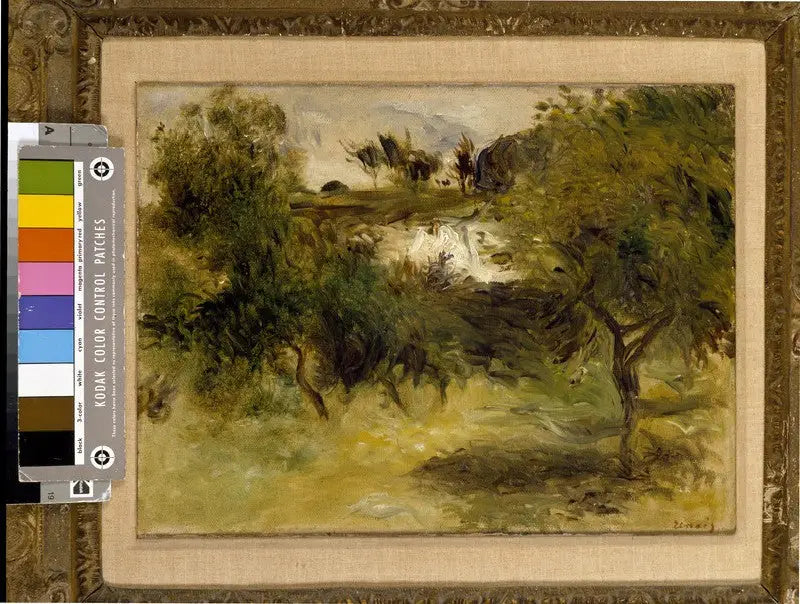 Landschap met bomen - Pierre-Auguste Renoir