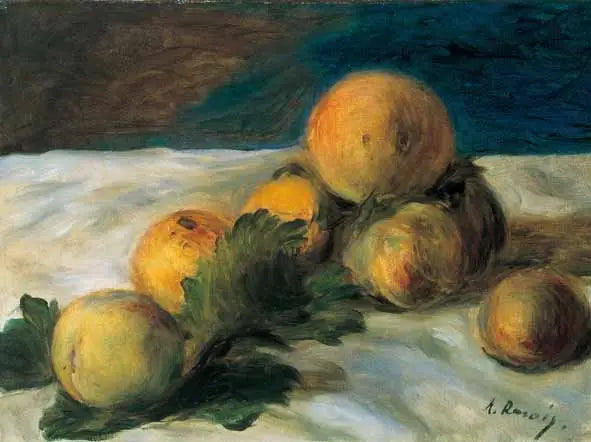 Stilleven met perziken - Pierre-Auguste Renoir