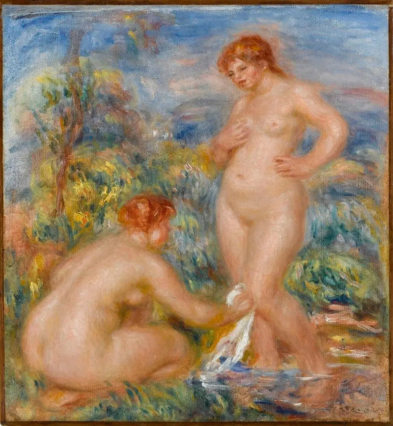 Twee badende vrouwen - Pierre-Auguste Renoir