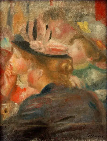 In het theater - Pierre-Auguste Renoir