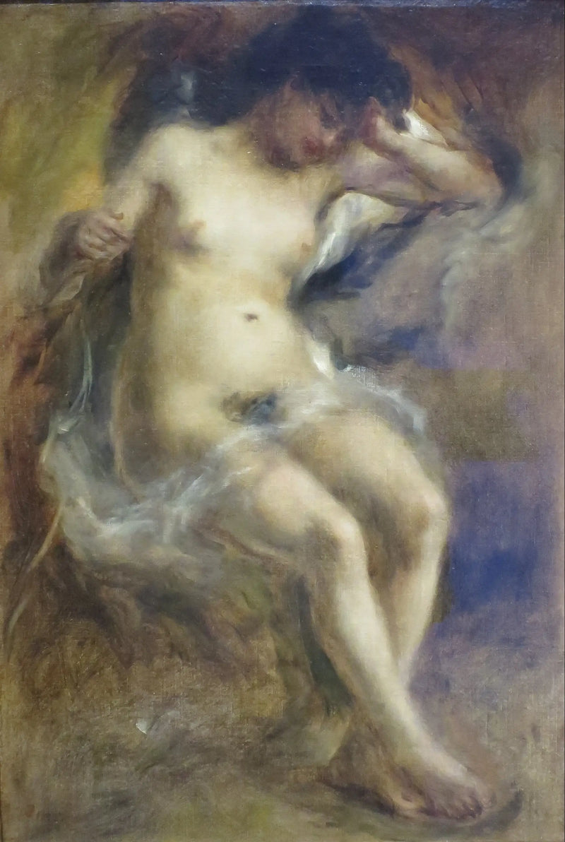 Nu zittend - Pierre-Auguste Renoir