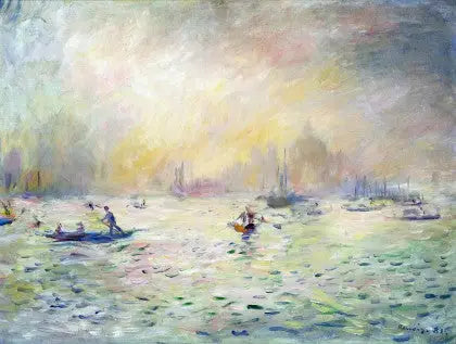 Reproduction du tableau « Venise — brouillard - Pierre-Auguste Renoir » par Alpha Reproduction en peinture à l’huile
