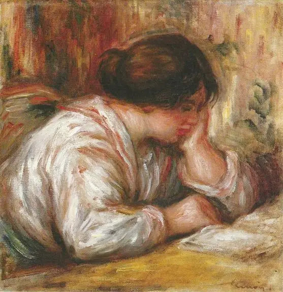 Reproduction du tableau « Portrait d'une femme - Pierre-Auguste Renoir » par Alpha Reproduction en peinture à l’huile