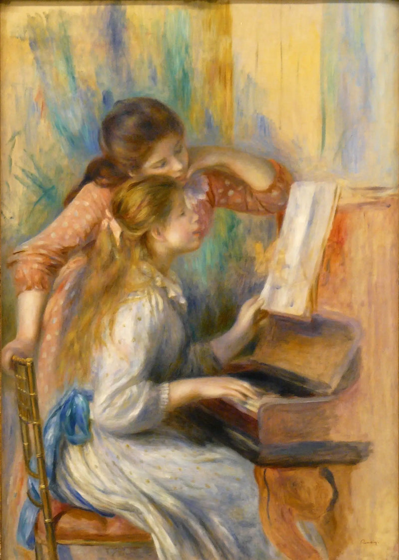 Meisjes aan de piano - Pierre-Auguste Renoir