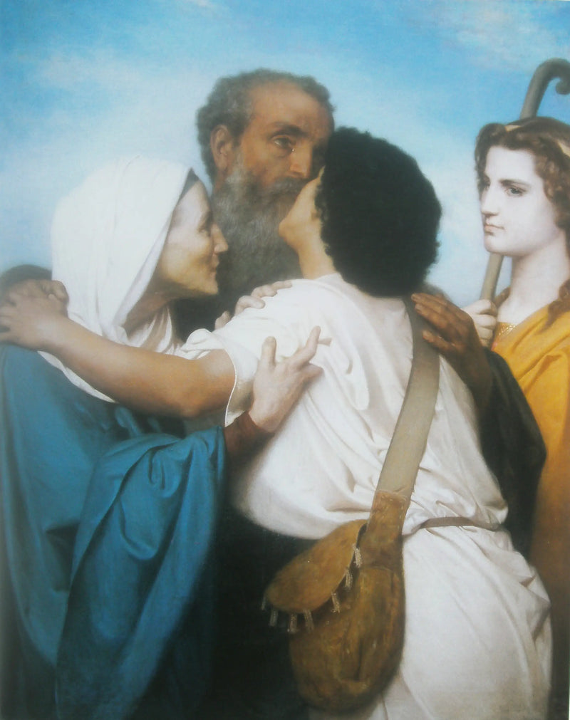 De terugkeer van Tobie - Bouguereau