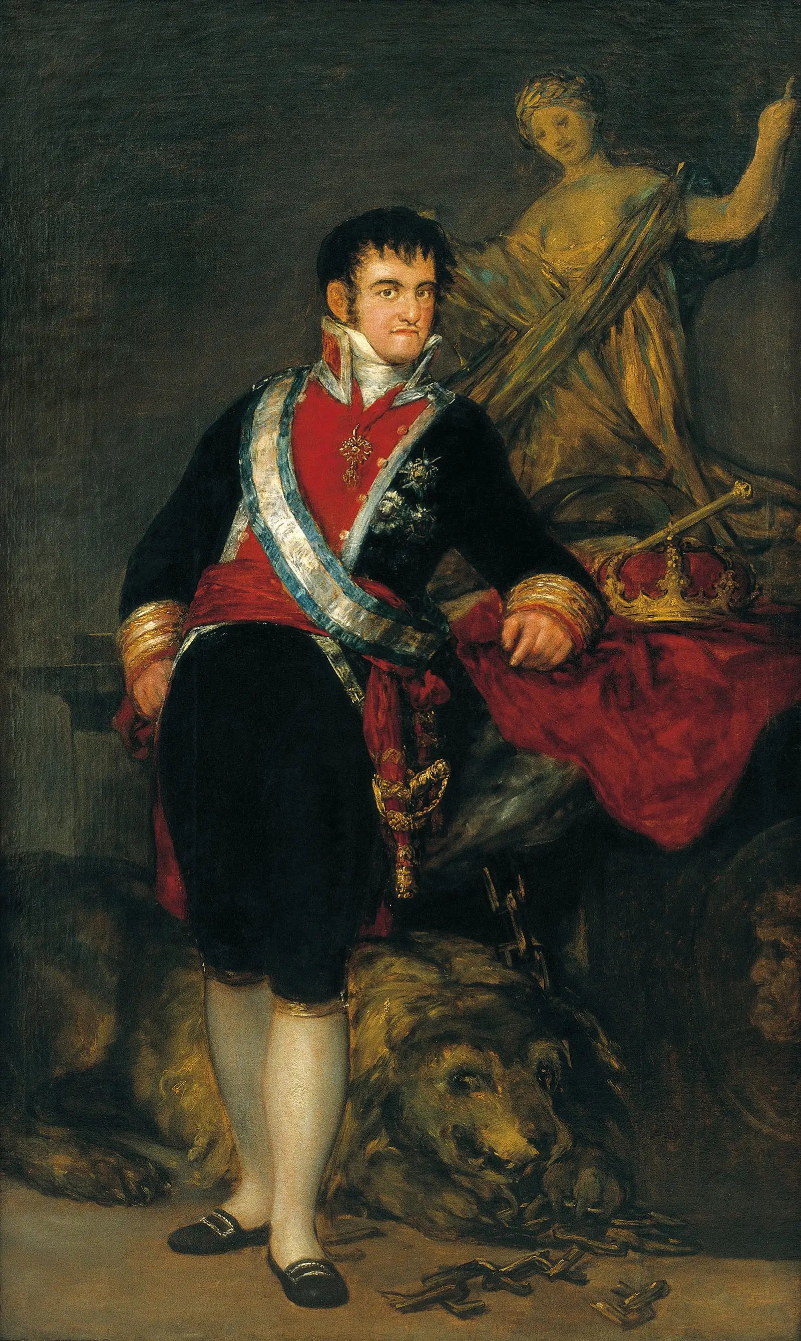 Reproduction du tableau « Portrait de Ferdinand VII d'Espagne - Francisco de Goya » par Alpha Reproduction en peinture à l’huile