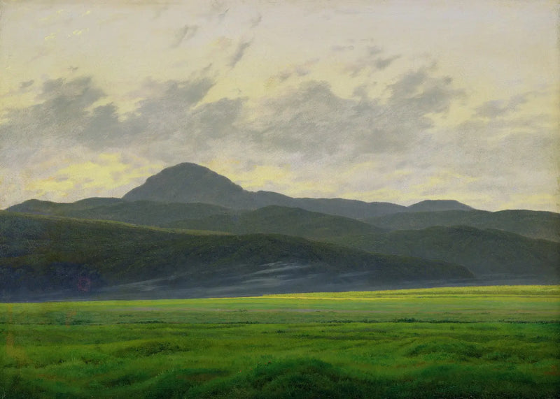 Berglandschap in Bohemen - Caspar David Friedrich
