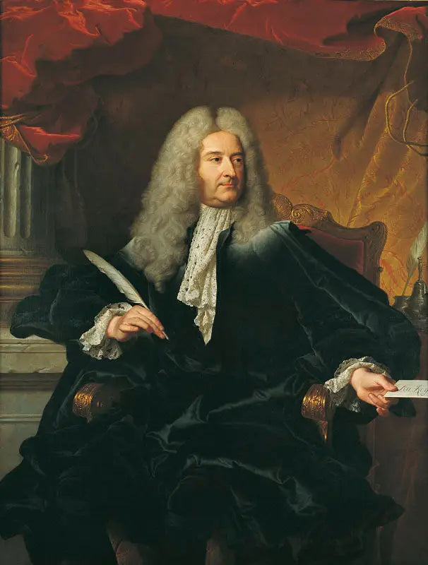 Portret van Michel Robert Le Peletier des Forts - Hyacinthe Rigaud