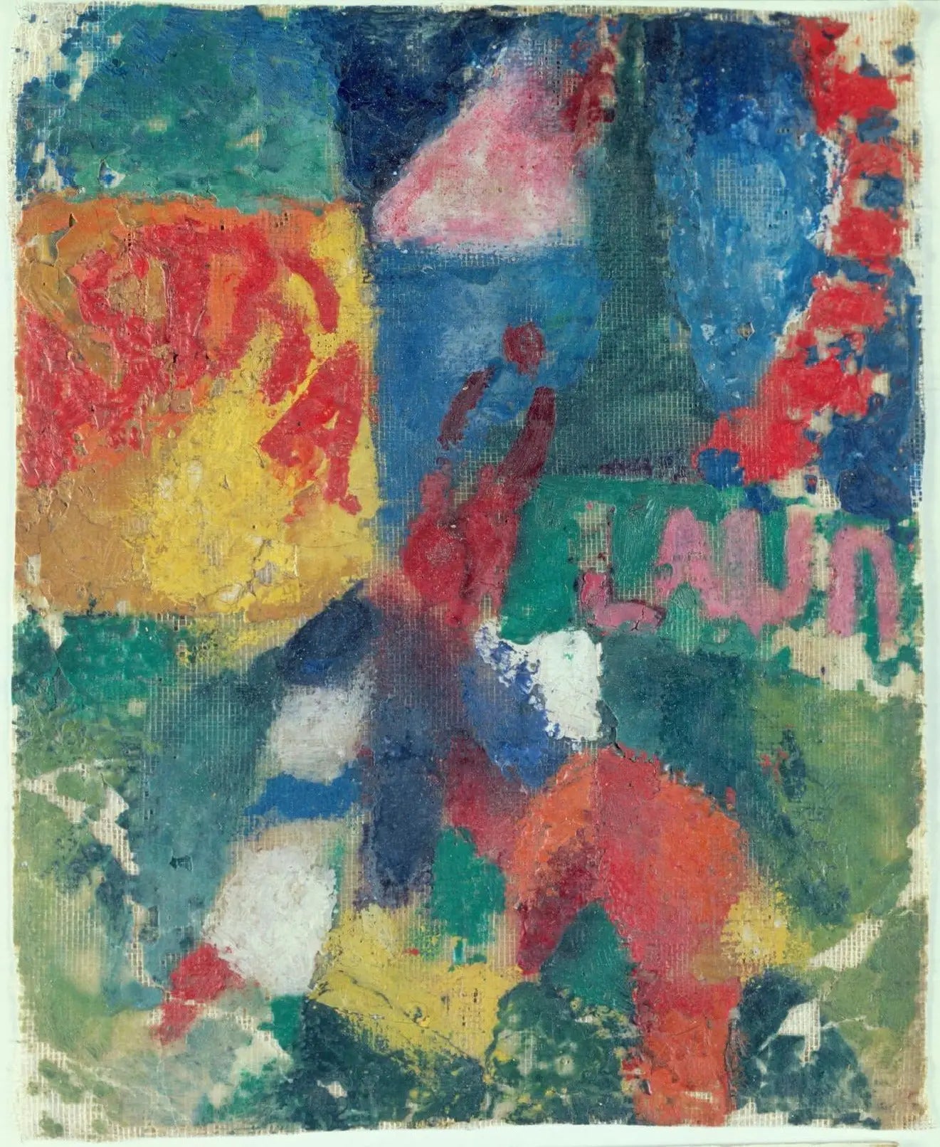 Reproduction du tableau « Football - Robert Delaunay » par Alpha Reproduction en peinture à l’huile