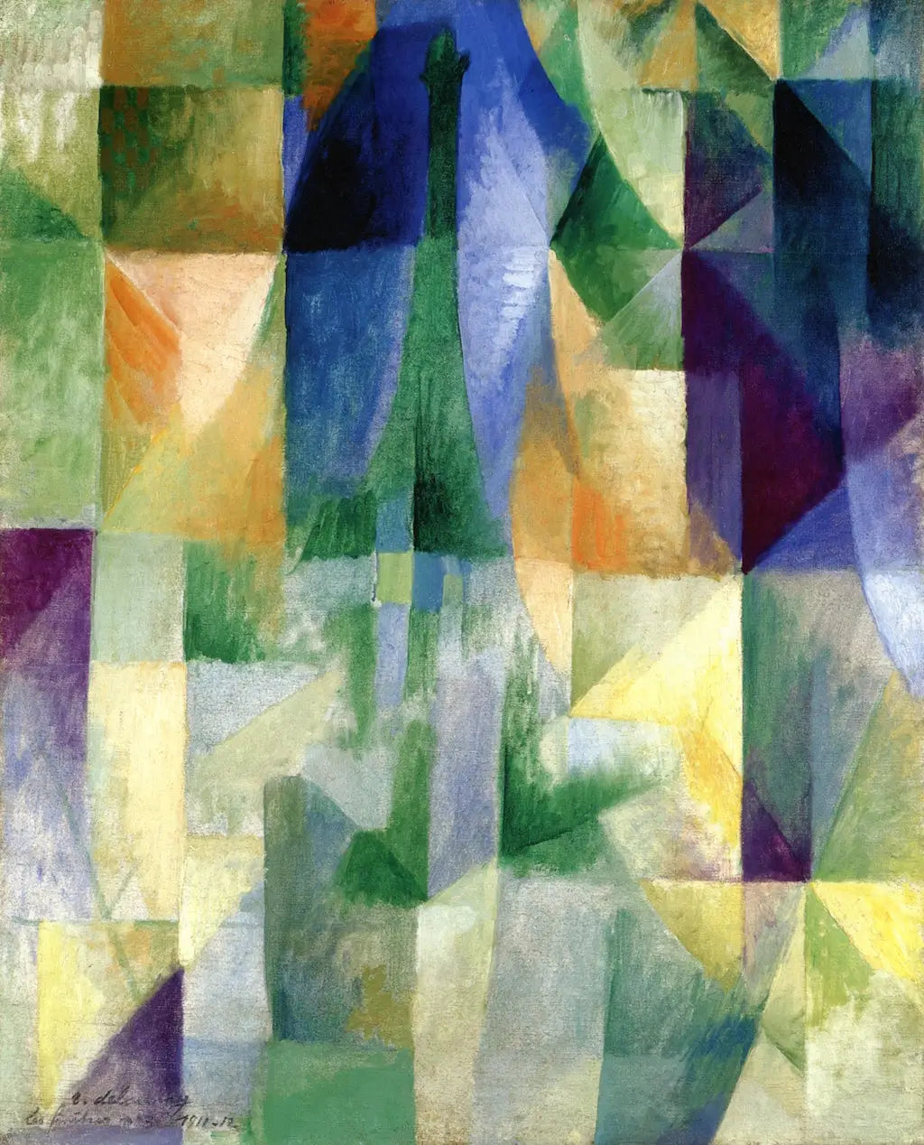 Reproduction du tableau « Les Fenêtres sur la ville no. 3 - Robert Delaunay » par Alpha Reproduction en peinture à l’huile