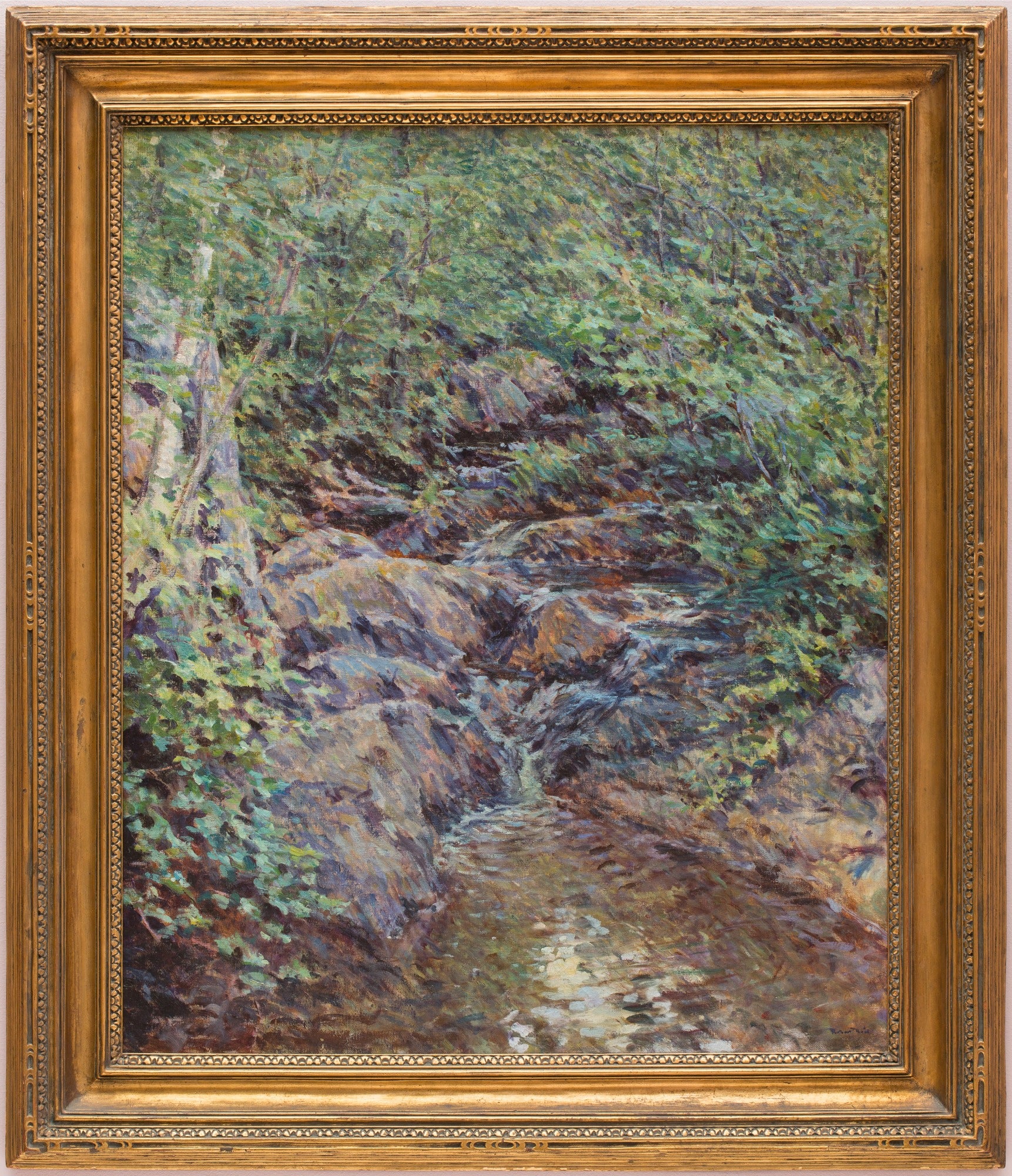 Paysage avec cascade - Robert Lewis Reid - Alpha Reproduction