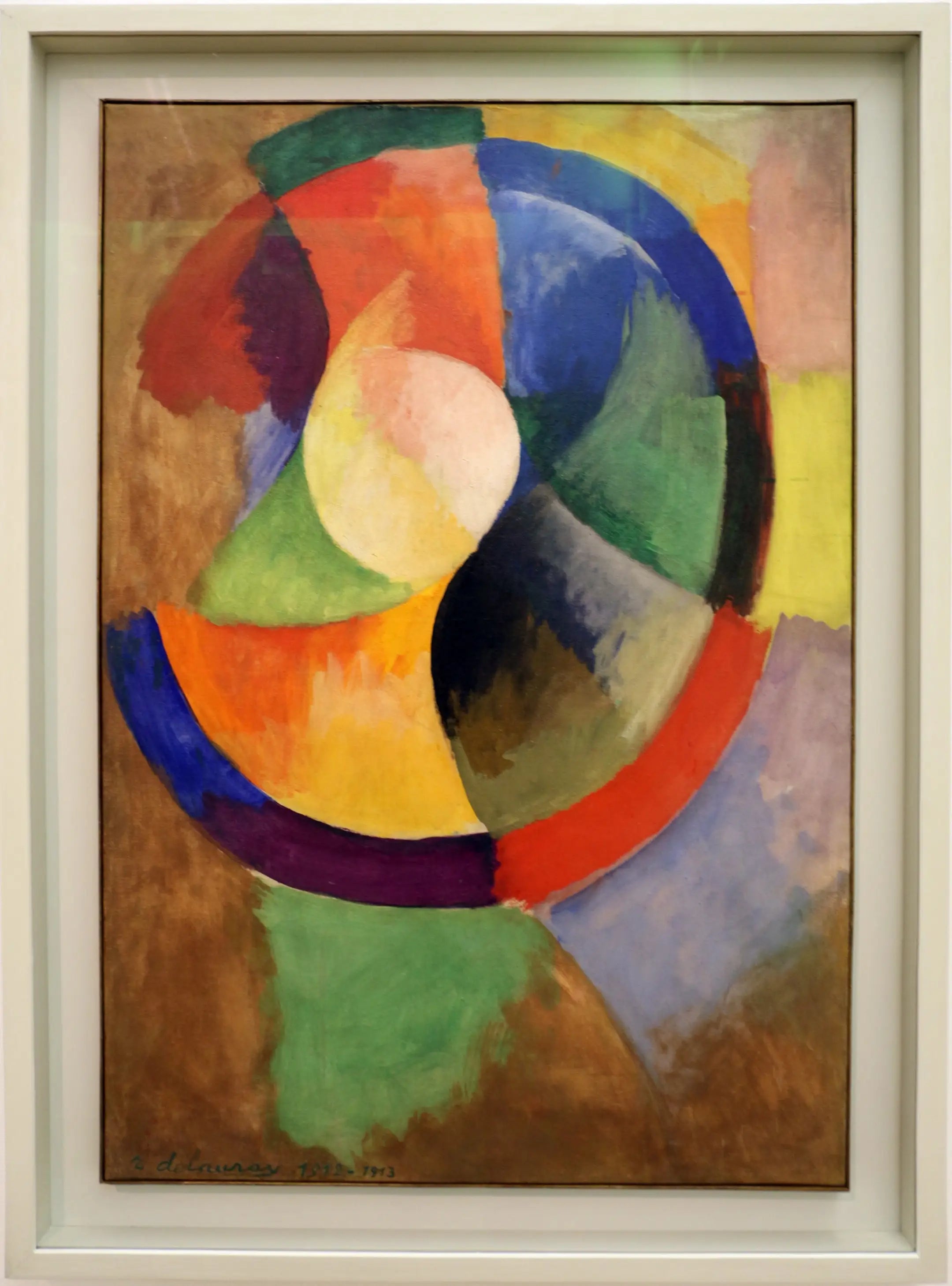 Reproduction du tableau « Formes circulaires, Soleil n° 2 - Robert Delaunay » par Alpha Reproduction en peinture à l’huile