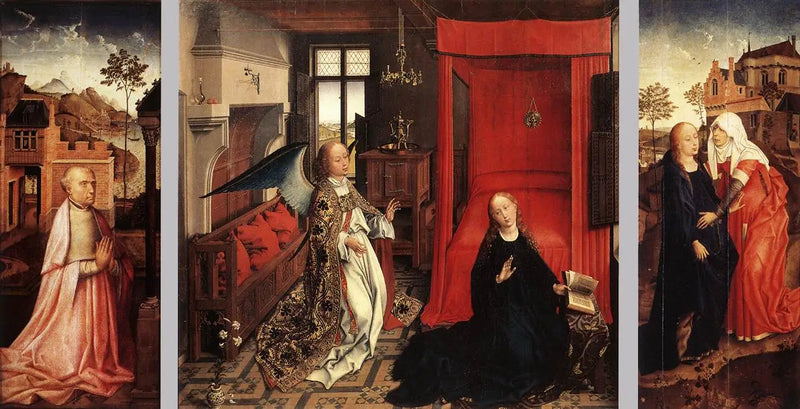 Triptych van de Aankondiging - Rogier van der Weyden