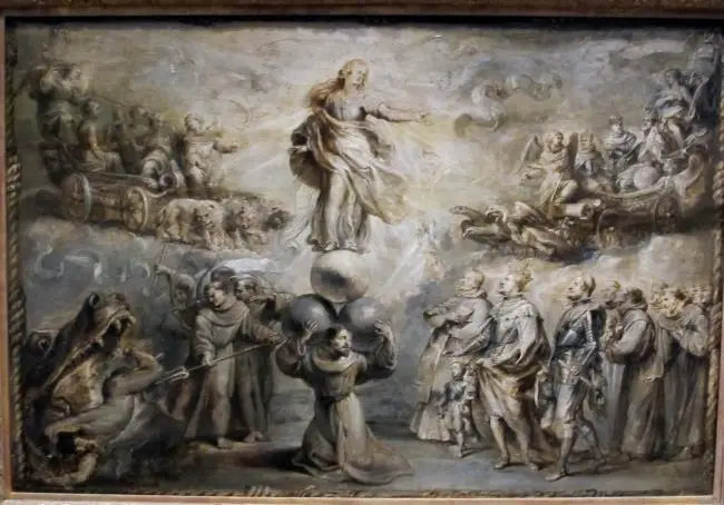 Franciscaanse allegorie ter ere van de Onbevlekte Ontvangenis - Peter Paul Rubens