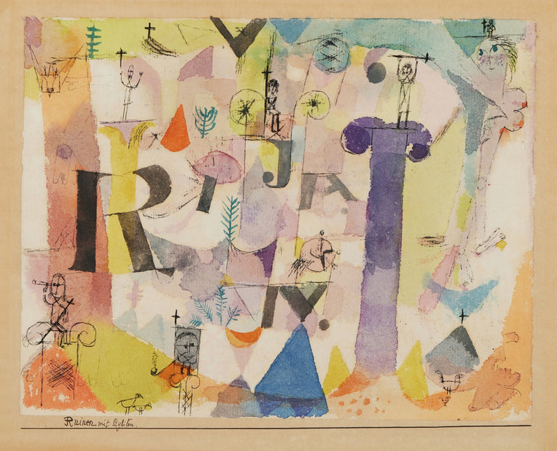 Ruins with Stylites - Paul Klee