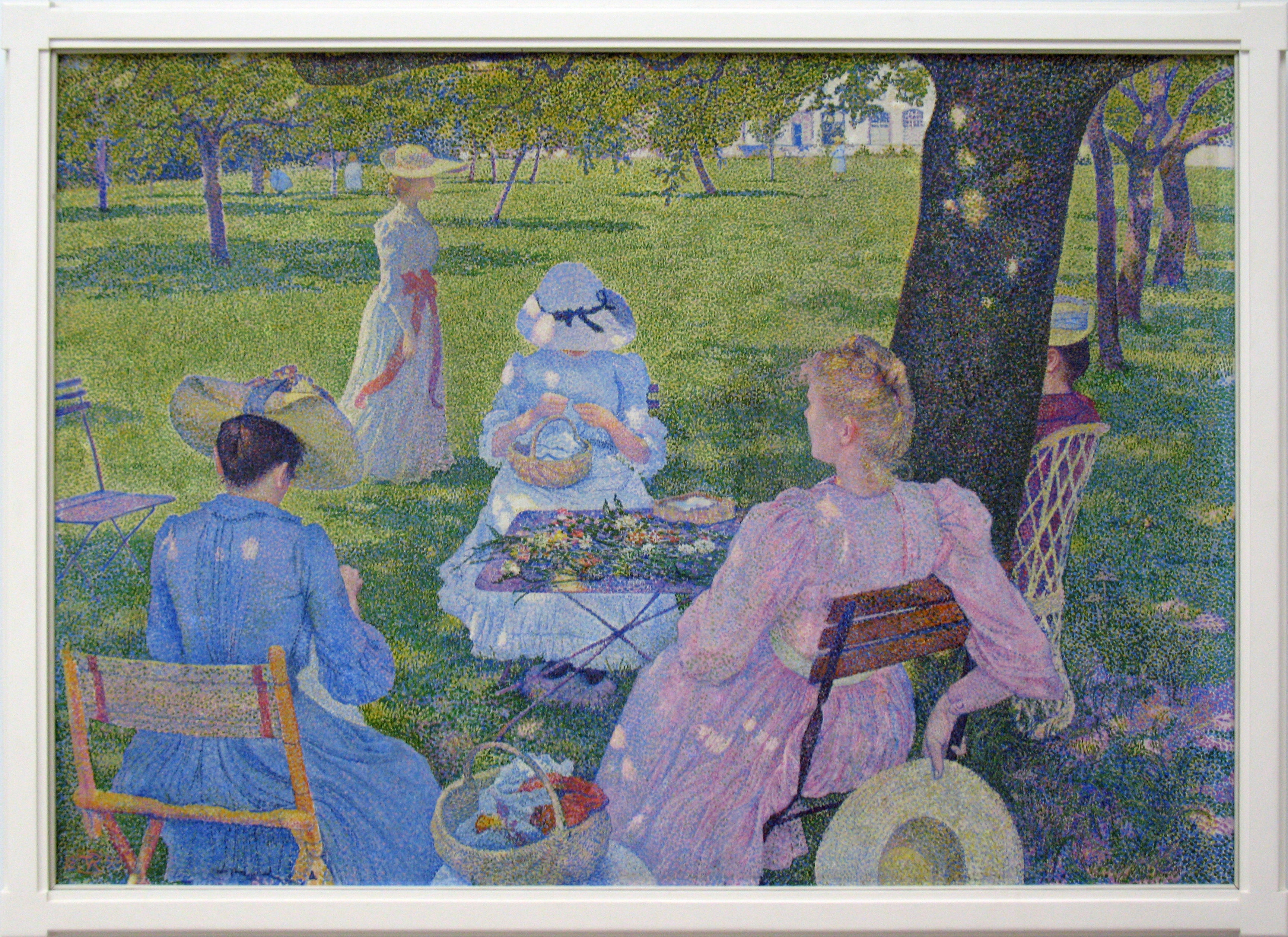 Le verger - Théo van Rysselberghe - Alpha Reproduction