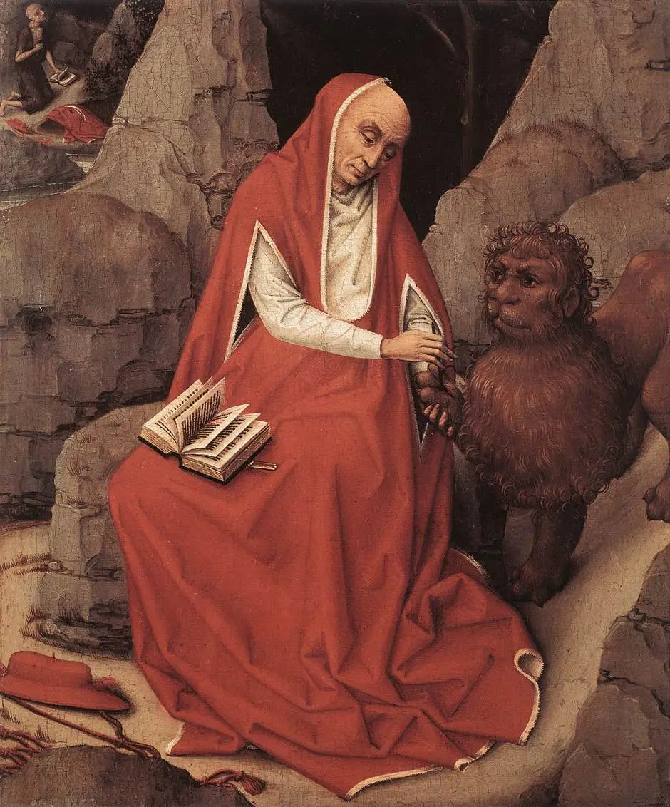 Saint Jérôme et le lion - Rogier van der Weyden - Alpha Reproduction