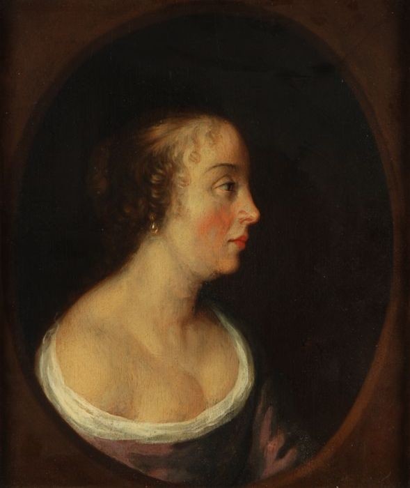 Portrait de Geertruyd van der Hey - Samuel van Hoogstraten image 1 copie de tableau peinte à la main