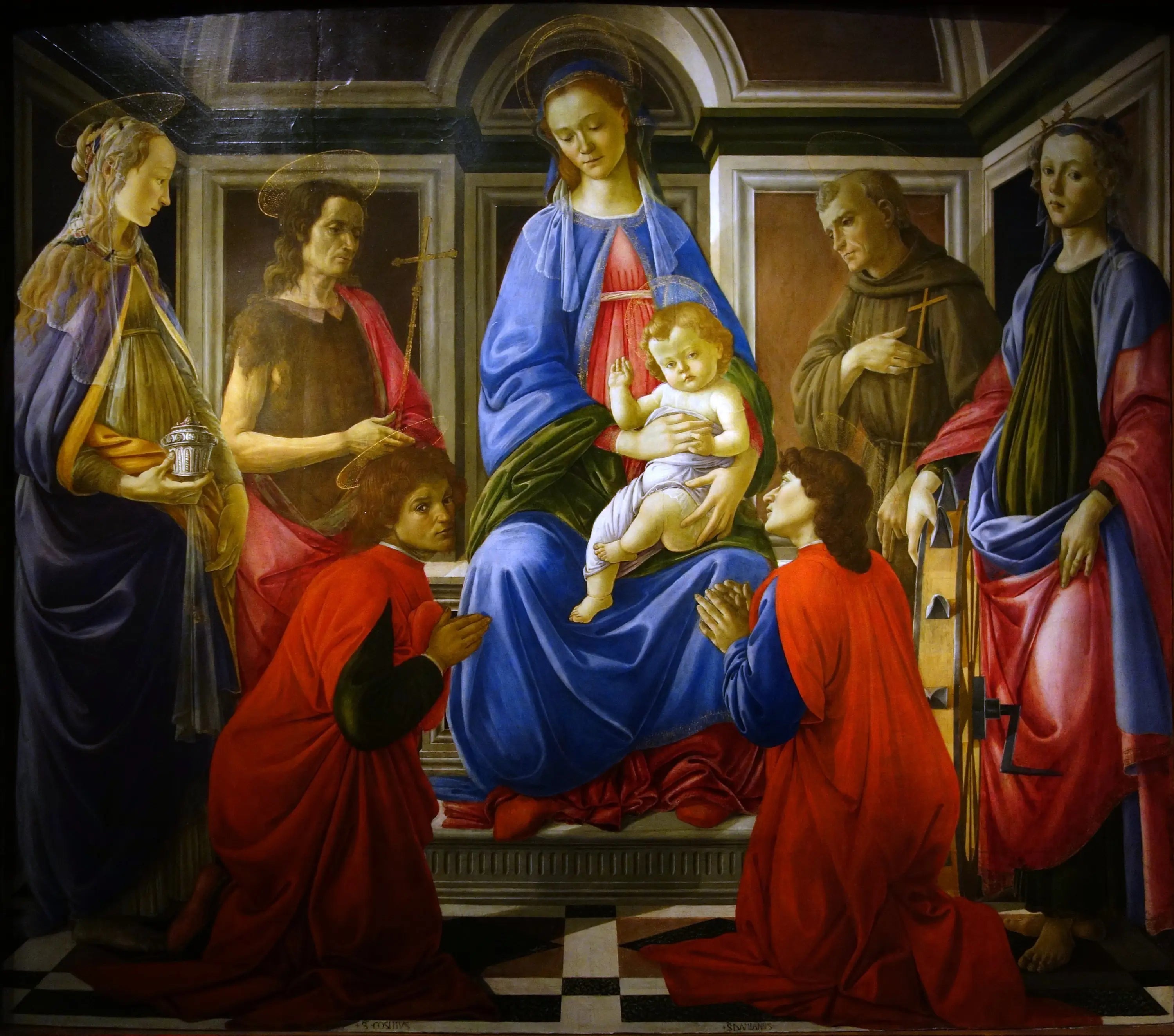 Retable de Saint-Ambroise - Sandro Botticelli - Alpha Reproduction
