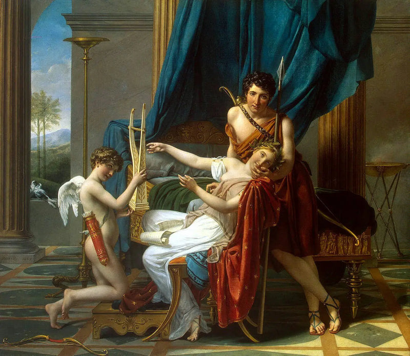 Sapho, Phaon en de Liefde - Jacques-Louis David