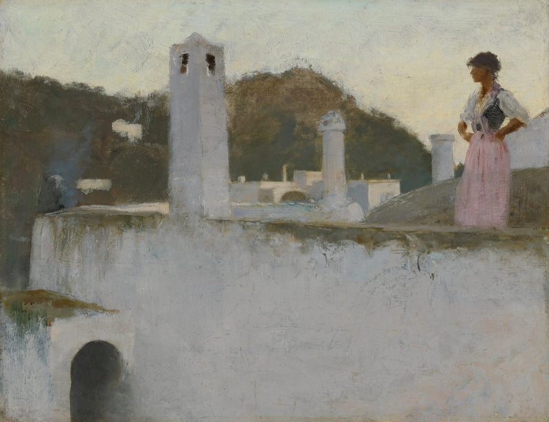 Uitzicht op Capri - John Singer Sargent