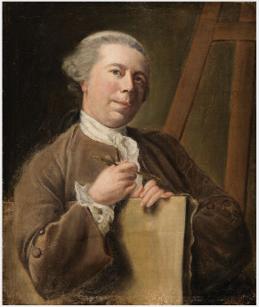 Autoportrait au chevalet, Nathaniel, I Hone, 1747