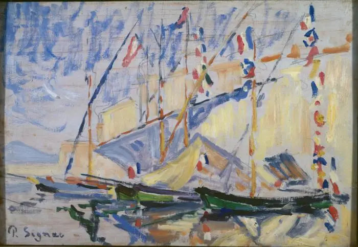 Reproduction du tableau « Saint-Tropez - Paul Signac » par Alpha Reproduction en peinture à l’huile