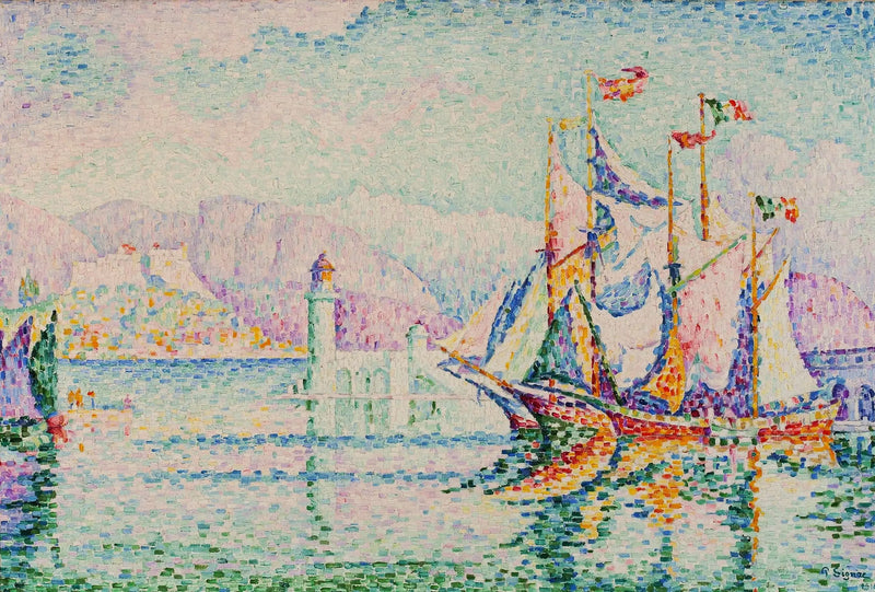 Antibes - De ochtend. - Paul Signac