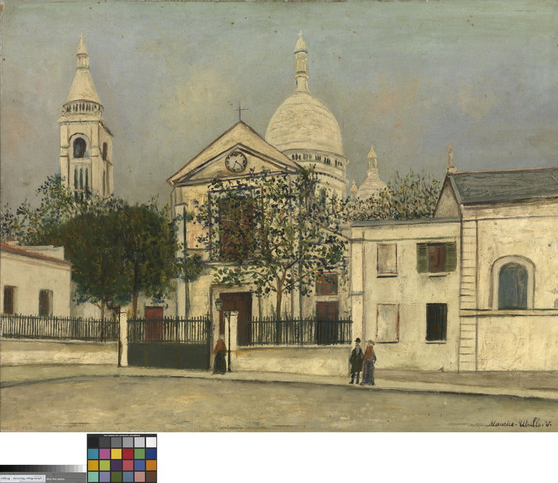 Église et Basilique du Sacré-Cœur à Montmartre (1912) - Maurice Utrillo