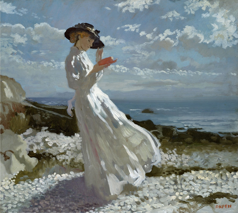 Grace lisant dans la baie de Howth - William Orpen