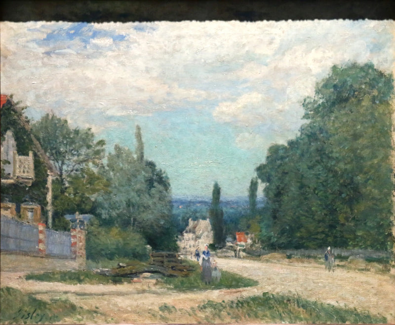 Route de Louveciennes - Alfred Sisley