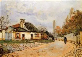 Rue de Voisins, Louveciennes - Alfred Sisley