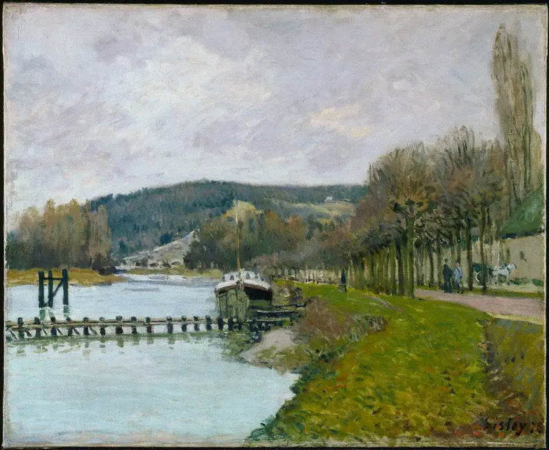 De heuvels van Bougival - Alfred Sisley
