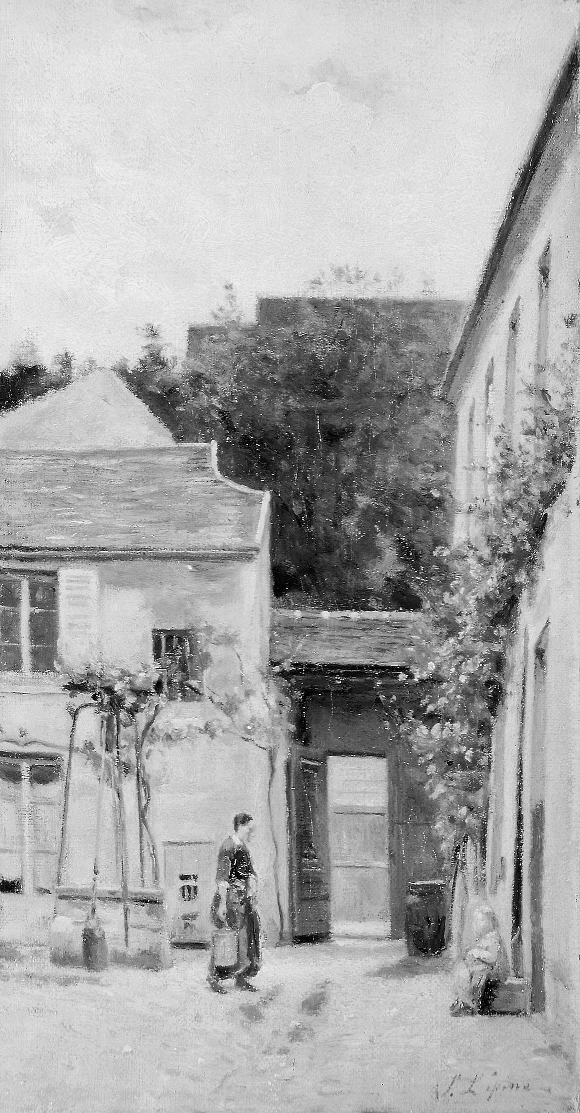 La cour - Stanislas Lépine - Alpha Reproduction