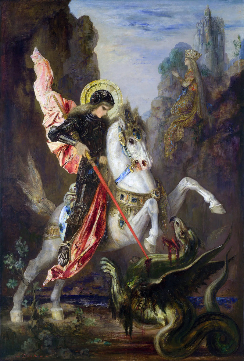 Sint-Joris en de draak - Gustave Moreau
