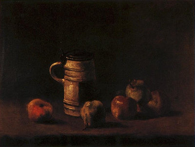 Stilleven met bierpul en fruit - Vincent van Gogh