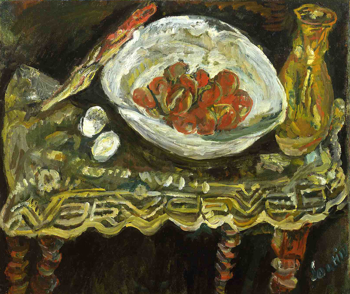 Still Life with Fruit by Chaim Soutine - Chaim Soutine