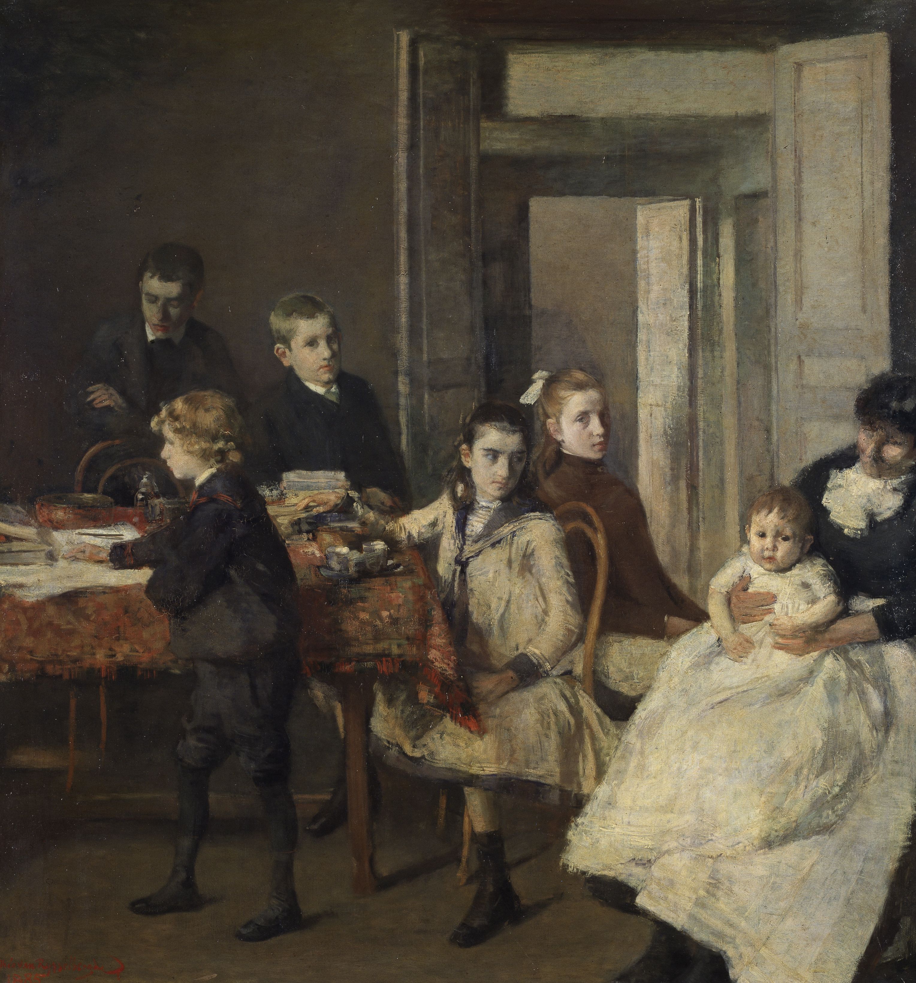 Les enfants de François Van Rysselberghe - Théo van Rysselberghe - Alpha Reproduction