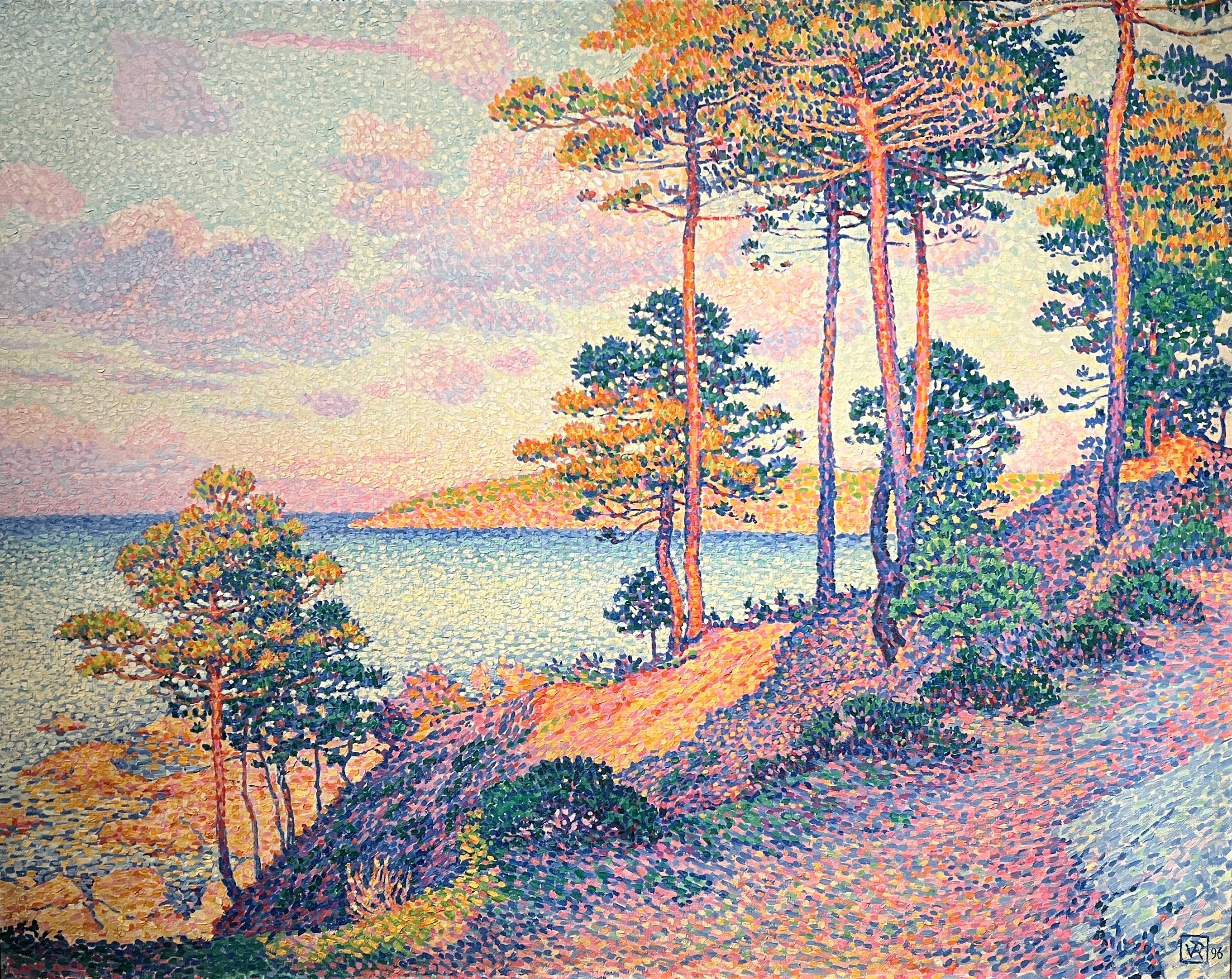 La pointe de Saint-Pierre à Saint-Tropez - Théo van Rysselberghe - Alpha Reproduction