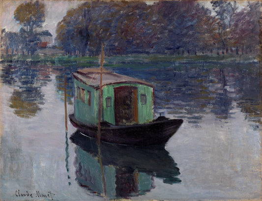 Het Boot-Atelier – Monet 1876