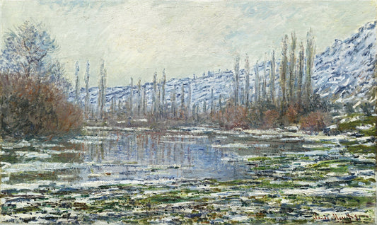 De Dooi in Vétheuil – Monet 1880