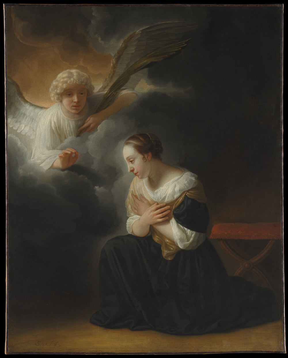 L'Annonciation de la Mort de la Vierge - Samuel van Hoogstraten