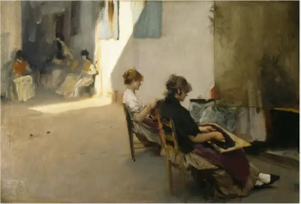 De parelrijgers van Venetië - John Singer Sargent
