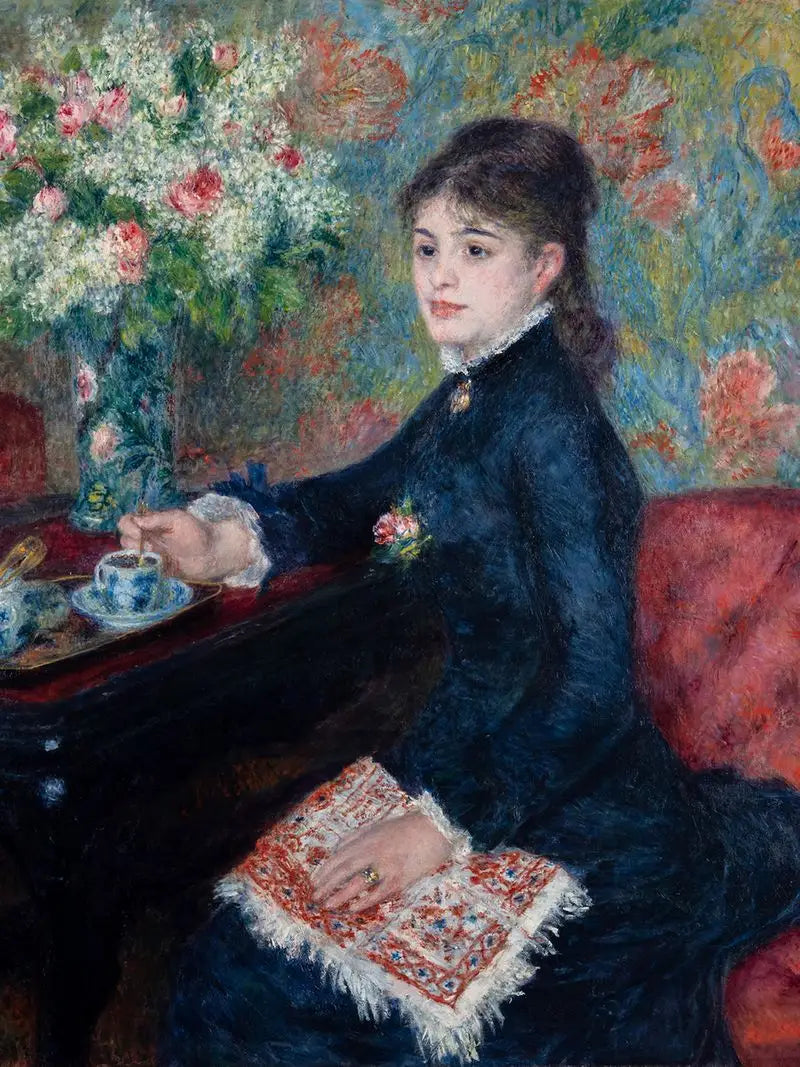 Reproduction du tableau « La Tasse de chocolat - Pierre-Auguste Renoir » par Alpha Reproduction en peinture à l’huile