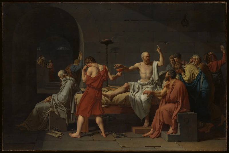 De Dood van Socrates - Jacques-Louis David