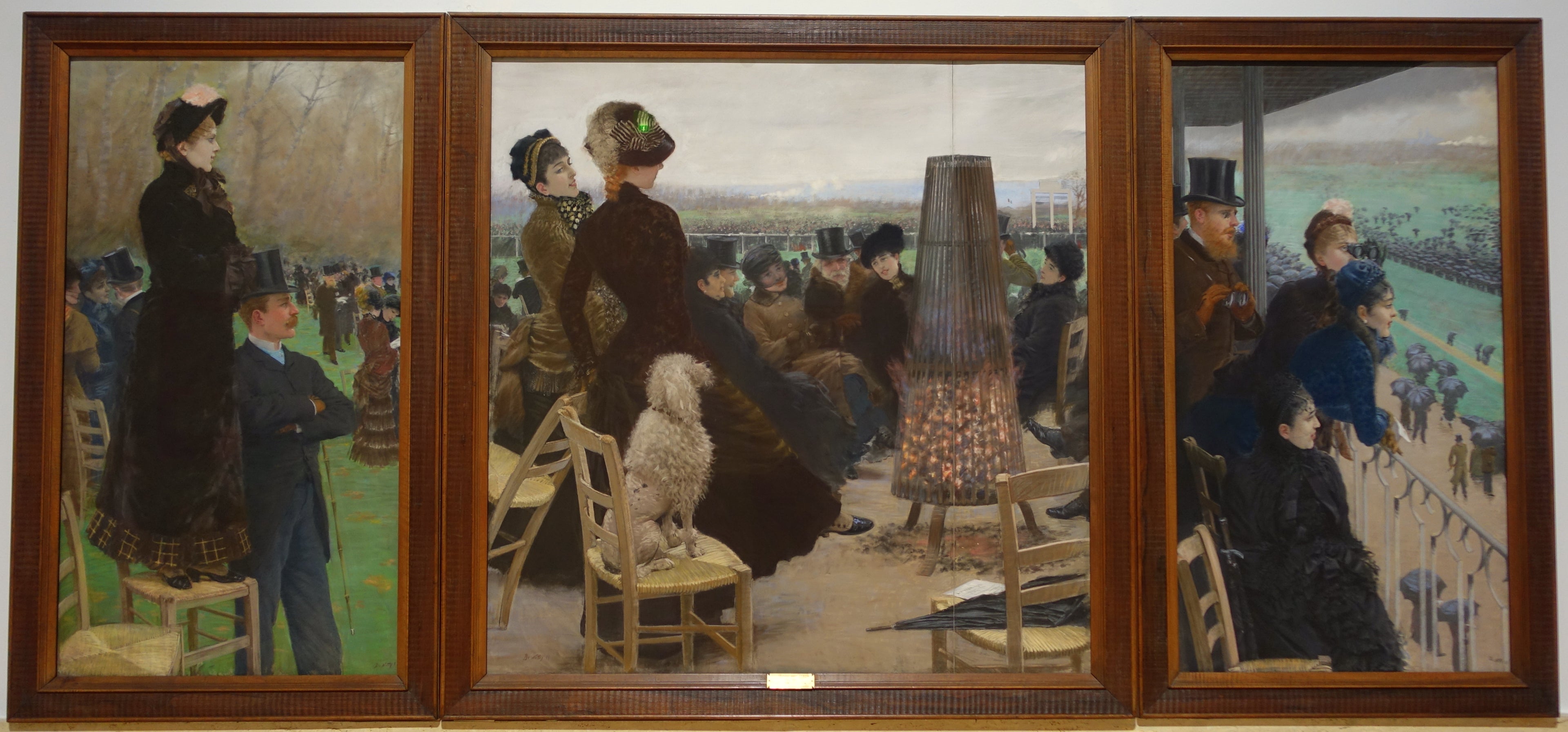 Les courses au Bois de Boulogne - Giuseppe De Nittis - Alpha Reproduction