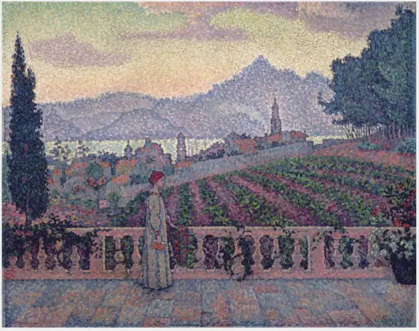 Het Terras, Saint-Tropez - Paul Signac