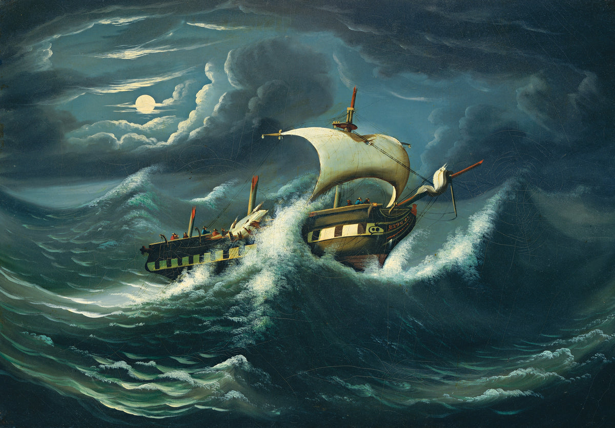 Fregat in de storm - Thomas Chambers