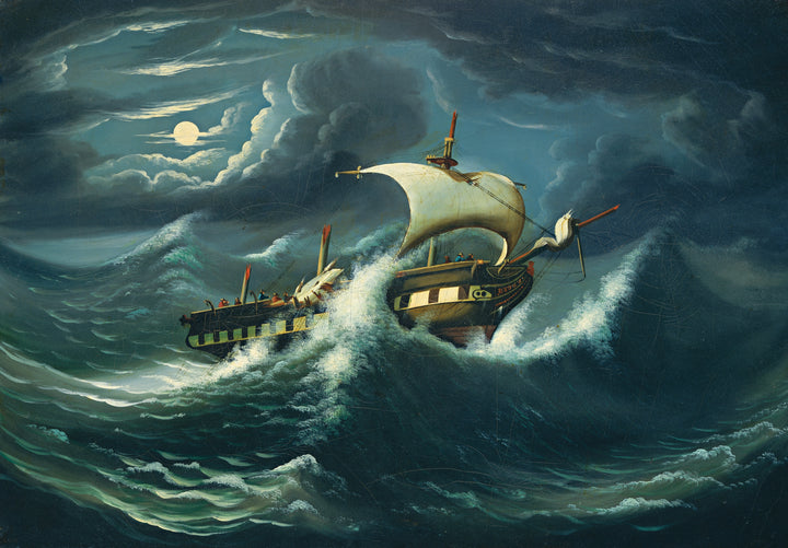 Fregat in de storm - Thomas Chambers
